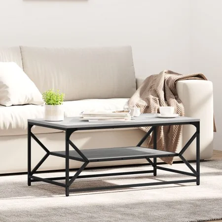 Mesa de café con estante Gris Sonoma 90x50x40 cm Madera elaborada von , Couchtisch - Ref: Foro24-868234, Preis: 63,78 €, Raba...