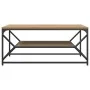 Mesa de café con estante de roble artesanal 90x50x40 cm von , Couchtisch - Ref: Foro24-868236, Preis: 62,04 €, Rabatt: -5%%