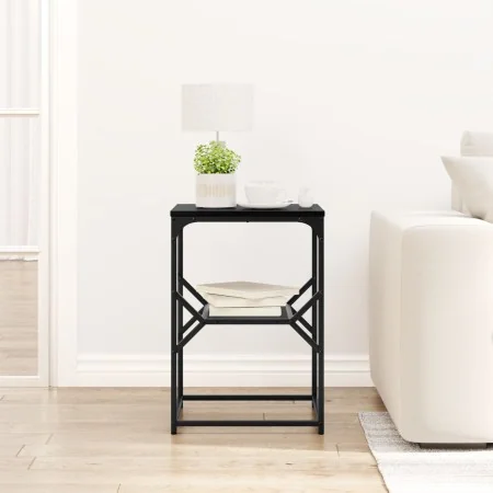 Mesa Auxiliar Negra de Roble 41x40x60 cm de Madera Ingenierizada by , Nightstands - Ref: Foro24-868237, Price: 46,06 €, Disco...