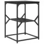 Mesa Auxiliar Negra de Roble 41x40x60 cm de Madera Ingenierizada by , Nightstands - Ref: Foro24-868237, Price: 46,06 €, Disco...