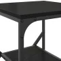 Mesa Auxiliar Negra de Roble 41x40x60 cm de Madera Ingenierizada by , Nightstands - Ref: Foro24-868237, Price: 46,06 €, Disco...