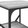 Grey Sonoma Madera Elaborada Compacta Mesa de Noche Rectangular de , Mesitas de noche - Ref: Foro24-868240, Precio: 44,87 €, ...