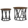 Mesa de Café Roble ahumado Madera maciza de Acacia Mediana von , Couchtisch - Ref: Foro24-868245, Preis: 60,60 €, Rabatt: -5%%