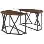 Mesa de café de roble ahumado 80x80x42 cm de madera de ingeniería von , Couchtisch - Ref: Foro24-868251, Preis: 73,92 €, Raba...