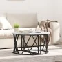 Mesa de café Gris Sonoma 80x80x42 cm de madera de ingeniería | Foro24.es | Tu tienda online para hogar, jardín y más Foro24.es