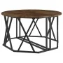 Mesa de café de roble ahumado 80x80x42 cm de madera de ingeniería von , Couchtisch - Ref: Foro24-868251, Preis: 73,92 €, Raba...