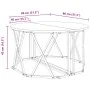 Mesa de café Gris Sonoma 80x80x42 cm de madera de ingeniería | Foro24.es | Tu tienda online para hogar, jardín y más Foro24.es