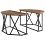 Mesa de café de madera vieja 80x80x42 cm de madera compuesta | Foro24.es | Tu tienda online para hogar, jardín y más Foro24.es