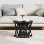 Mesas Laterales Apilables 3 pcs Negro Madera de Roble Ingenierizada by , Coffee table - Ref: Foro24-868255, Price: 80,33 €, D...