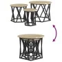 Mesas Laterales Anidadas 3 piezas Madera de Roble Sonoma | Foro24.es | Tu tienda online para hogar, jardín y más Foro24.es