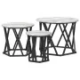 Mesas Apilables 3 pcs Gris Sonoma Madera de Buena Calidad | Foro24.es | Tu tienda online para hogar, jardín y más Foro24.es
