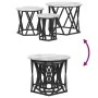 Mesas Apilables 3 pcs Gris Sonoma Madera de Buena Calidad | Foro24.es | Tu tienda online para hogar, jardín y más Foro24.es