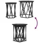 Mesas Laterales 2 pcs de Madera de Roble Negra | Foro24.es | Tu tienda online para hogar, jardín y más Foro24.es