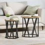 Mesas Laterales de Madera de Roble Artesanal - 2 Piezas by , Coffee table - Ref: Foro24-868266, Price: 63,38 €, Discount: -5%%