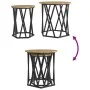 Mesas Laterales de Madera de Roble Artesanal - 2 Piezas by , Coffee table - Ref: Foro24-868266, Price: 63,38 €, Discount: -5%%
