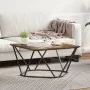 Roble Ahumado Madera Mediana Resistente Mesas de Café by , Coffee table - Ref: Foro24-868275, Price: 55,18 €, Discount: -5%%