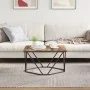 Roble Ahumado Madera Mediana Resistente Mesas de Café by , Coffee table - Ref: Foro24-868275, Price: 55,18 €, Discount: -5%%