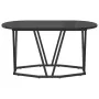 Mesa de café Negro Roble 80x40x40,5 cm Madera y Metal von , Couchtisch - Ref: Foro24-869690, Preis: 46,83 €, Rabatt: -5%%