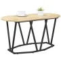 Mesa de café de roble Sonoma 80x40x40,5 cm de madera de ingeniería y metal von , Couchtisch - Ref: Foro24-869691, Preis: 44,4...