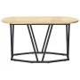 Mesa de café de roble Sonoma 80x40x40,5 cm de madera de ingeniería y metal von , Couchtisch - Ref: Foro24-869691, Preis: 44,4...
