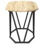 Mesa de café de roble Sonoma 80x40x40,5 cm de madera de ingeniería y metal von , Couchtisch - Ref: Foro24-869691, Preis: 44,4...