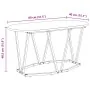 Mesa de café de roble Sonoma 80x40x40,5 cm de madera de ingeniería y metal von , Couchtisch - Ref: Foro24-869691, Preis: 44,4...
