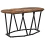 Mesa de café de roble ahumado 80x40x40,5 cm de madera ingenierizada y metal by , Coffee table - Ref: Foro24-869692, Price: 44...