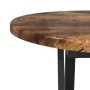 Mesa de café de roble ahumado 80x40x40,5 cm de madera ingenierizada y metal by , Coffee table - Ref: Foro24-869692, Price: 44...