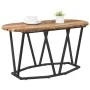 Mesa de café de madera vintage 80x40x40,5 cm en madera de ingeniería y metal | Foro24.es | Tu tienda online para hogar, jardín y más Foro24.es