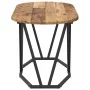 Mesa de café de madera vintage 80x40x40,5 cm en madera de ingeniería y metal | Foro24.es | Tu tienda online para hogar, jardín y más Foro24.es