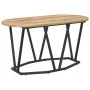 Mesa de café Artisan de roble de 80x40x40,5 cm en madera y metal by , Coffee table - Ref: Foro24-869695, Price: 44,46 €, Disc...