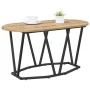 Mesa de café Artisan de roble de 80x40x40,5 cm en madera y metal by , Coffee table - Ref: Foro24-869695, Price: 44,46 €, Disc...
