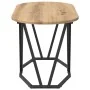 Mesa de café Artisan de roble de 80x40x40,5 cm en madera y metal by , Coffee table - Ref: Foro24-869695, Price: 44,46 €, Disc...
