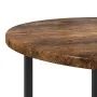 Mesa Lateral 2 pcs Madera de Roble Ahumada, Madera Ingenierizada y Metal von , Seitentische - Ref: Foro24-869698, Preis: 47,9...
