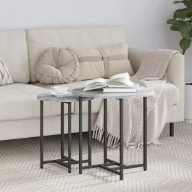 Comprar Mesa Lateral 2 pcs Gris Sonoma de Madera