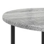 Mesa Lateral 2 pcs Gris Sonoma de Madera y Metal | Foro24.es | Tu tienda online para hogar, jardín y más Foro24.es