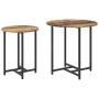 Mesa auxiliar de 2 piezas de madera antigua, madera de ingeniería y metal von , Seitentische - Ref: Foro24-869700, Preis: 47,...