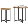Mesa auxiliar de 2 piezas de madera antigua, madera de ingeniería y metal von , Seitentische - Ref: Foro24-869700, Preis: 47,...
