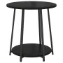 Mesa Lateral 2 pcs Negra de Madera y Metal | Foro24.es | Tu tienda online para hogar, jardín y más Foro24.es