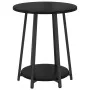 Mesa Lateral 2 pcs Negra de Madera y Metal | Foro24.es | Tu tienda online para hogar, jardín y más Foro24.es