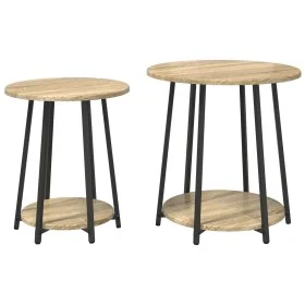Comprar Mesa auxiliar de 2 piezas en madera de