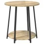 Mesa auxiliar de 2 piezas en madera de roble sonoma y metal | Foro24.es | Tu tienda online para hogar, jardín y más Foro24.es