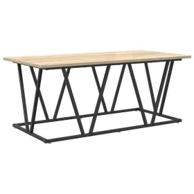 Mesa de café Roble de Sonoma 100x50x40 cm Hecha
