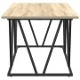 Mesa de café Roble de Sonoma 100x50x40 cm Hecha de madera elaborada y metal | Foro24.es | Tu tienda online para hogar, jardín y más Foro24.es