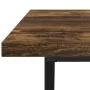 Mesa de café en roble ahumado, 100x50x40 cm, de madera ingenierizada y metal | Foro24.es | Tu tienda online para hogar, jardín y más Foro24.es