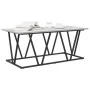 Mesa de Café Gris Sonoma 100x50x40 cm Hecha de Madera Elaborada y Metal | Foro24.es | Tu tienda online para hogar, jardín y más Foro24.es