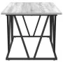 Mesa de Café Gris Sonoma 100x50x40 cm Hecha de Madera Elaborada y Metal | Foro24.es | Tu tienda online para hogar, jardín y más Foro24.es