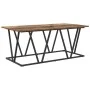 Mesa de café de madera reciclada 100x50x40 cm de madera de ingeniería y metal | Foro24.es | Tu tienda online para hogar, jardín y más Foro24.es