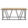 Mesa de café Artisan de roble 100x50x40 cm, de madera de ingeniería y metal | Foro24.es | Tu tienda online para hogar, jardín y más Foro24.es