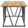 Mesa de café Artisan de roble 100x50x40 cm, de madera de ingeniería y metal | Foro24.es | Tu tienda online para hogar, jardín y más Foro24.es